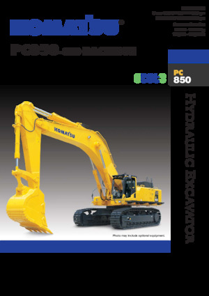 Lánctalpas kotrók Komatsu PC850SE-8E0