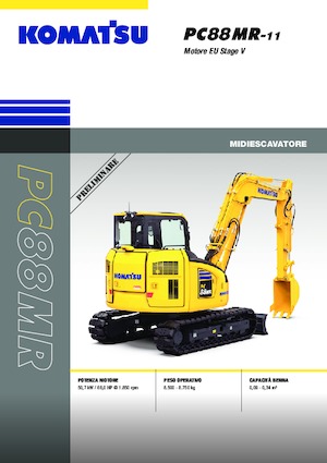Lánctalpas kotrók Komatsu PC88MR-11E0
