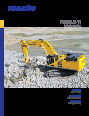 Lánctalpas kotrók Komatsu PC900LC-11