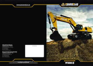 Lánctalpas kotrók PowerPlus PP1000E-XI