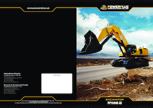 Lánctalpas kotrók PowerPlus PP1100E-XI