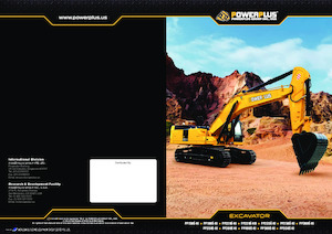 Lánctalpas kotrók PowerPlus PP180E-XI