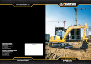 Lánctalpas kotrók PowerPlus PP65E-XI