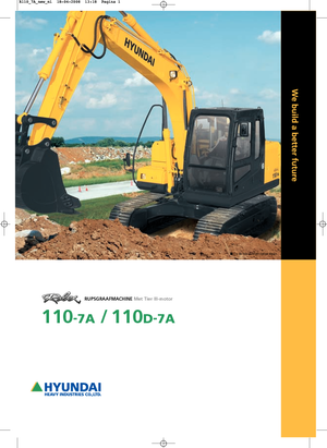 Lánctalpas kotrók Hyundai R 110-7 A