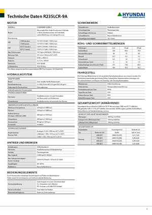 Lánctalpas kotrók Hyundai R 235 LCR-9 A