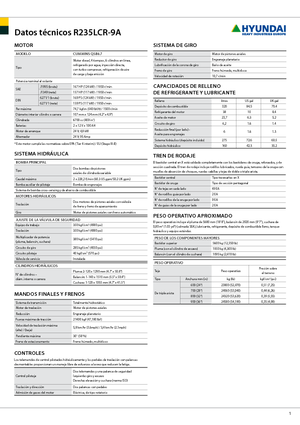 Lánctalpas kotrók Hyundai R 235 LCR-9 A