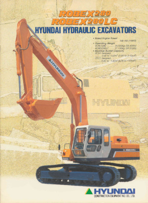 Lánctalpas kotrók Hyundai R 280