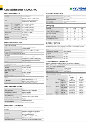 Lánctalpas kotrók Hyundai R 300 NLC-9 A