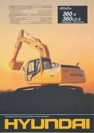 Lánctalpas kotrók Hyundai R 360-3