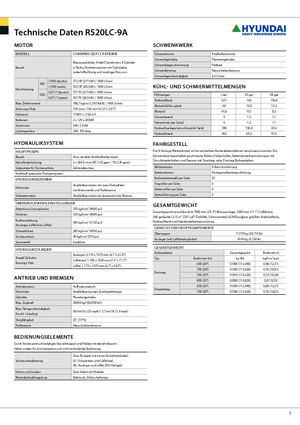 Lánctalpas kotrók Hyundai R 520 LC-9 A