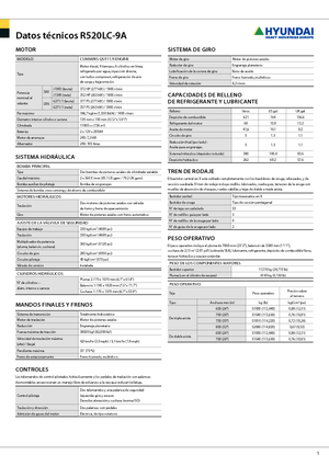 Lánctalpas kotrók Hyundai R 520 LC-9 A