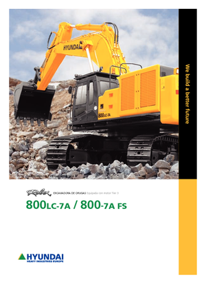 Lánctalpas kotrók Hyundai R 800 LC 7A