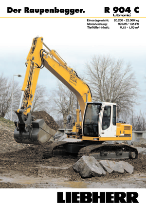 Lánctalpas kotrók Liebherr R 904 C Litronic HDSL
