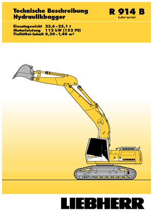 Lánctalpas kotrók Liebherr R 914 B Litronic HDSL