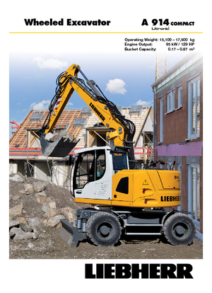 Lánctalpas kotrók Liebherr R 914 Compact Litronic
