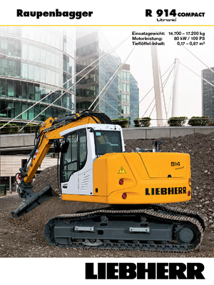 Lánctalpas kotrók Liebherr R 914 Compact Litronic