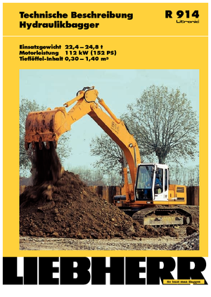 Lánctalpas kotrók Liebherr R 914 Litronic HD-SL