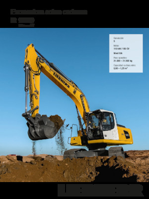 Lánctalpas kotrók Liebherr R 920 Litronic
