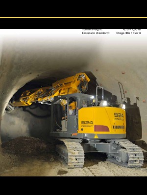 Lánctalpas kotrók Liebherr R 924 Compact Tunnel Litronic