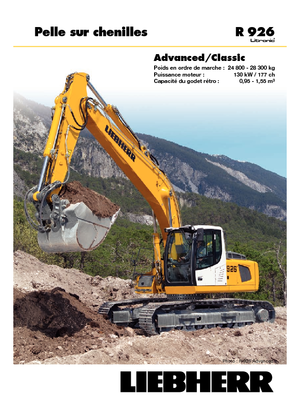 Lánctalpas kotrók Liebherr R 926 Classic