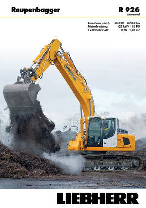 Lánctalpas kotrók Liebherr R 926