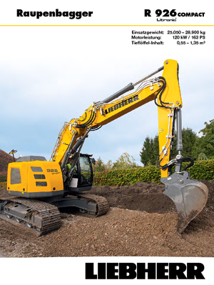 Lánctalpas kotrók Liebherr R 926