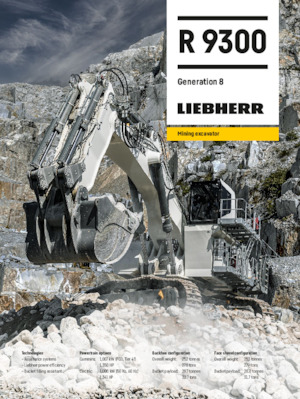 Lánctalpas kotrók Liebherr R 9300 G8