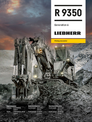 Lánctalpas kotrók Liebherr R 9350 G6