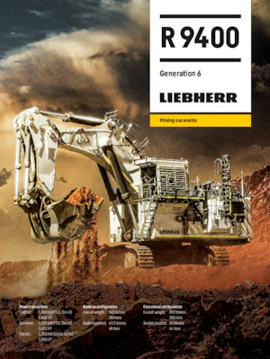 Lánctalpas kotrók Liebherr R 9400 G6
