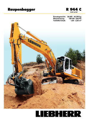 Lánctalpas kotrók Liebherr R 944 C Litronic