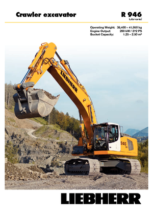 Lánctalpas kotrók Liebherr R 946