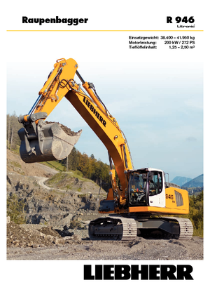 Lánctalpas kotrók Liebherr R 946