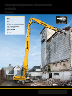 Lánctalpas kotrók Liebherr R 960 Demolition Litronic 