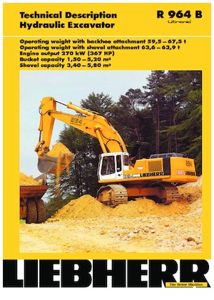 Lánctalpas kotrók Liebherr R 964 B Litronic HD