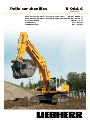 Lánctalpas kotrók Liebherr R 964 C Litronic