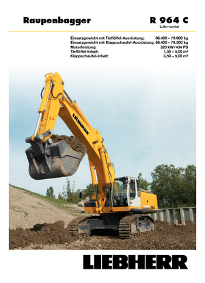 Lánctalpas kotrók Liebherr R 964 C Litronic