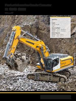 Lánctalpas kotrók Liebherr R 970 SME Litronic 