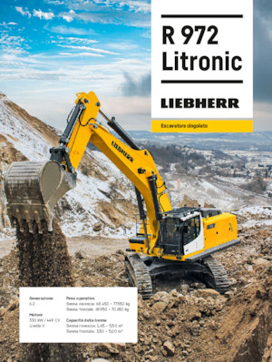 Lánctalpas kotrók Liebherr R 972 Litronic 