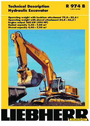 Lánctalpas kotrók Liebherr R 974 B Litronic HD