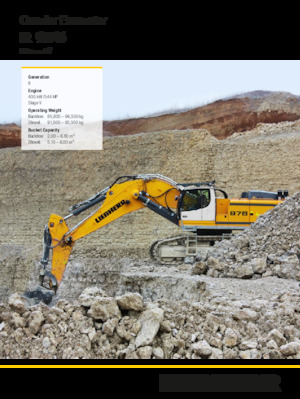 Lánctalpas kotrók Liebherr R 976 Litronic 
