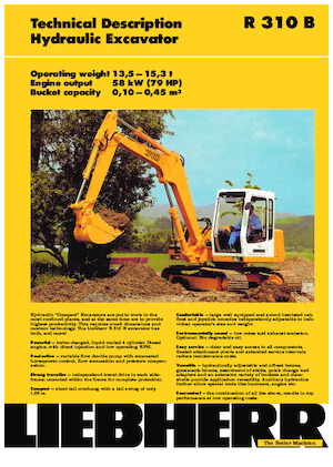 Lánctalpas kotrók Liebherr R 310B 
