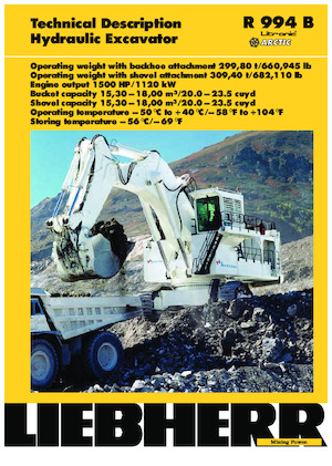Lánctalpas kotrók Liebherr R 994B 