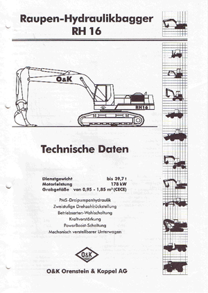 Lánctalpas kotrók O&K RH 16