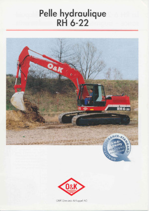 Lánctalpas kotrók O&K RH 6-22