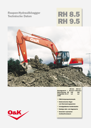 Lánctalpas kotrók O&K RH 9.5