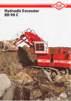 Lánctalpas kotrók O&K RH 90 C