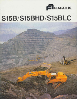 Lánctalpas kotrók Fiatallis S15B