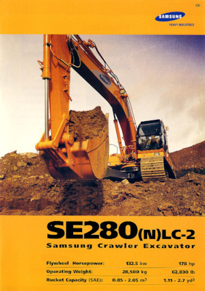 Lánctalpas kotrók Samsung SE 280 NLC-2
