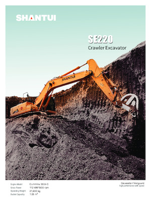 Lánctalpas kotrók Shantui SE220 