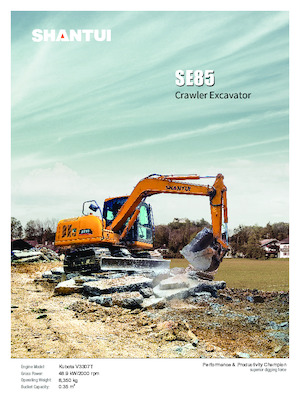 Lánctalpas kotrók Shantui SE85 